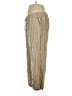 Gap Stripes Gold Tan Linen Pants Size XL - photo 5