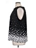 Croft & Barrow Polka Dots Black Sleeveless Blouse Size XL - photo 5