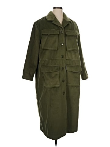 ELOQUII Trenchcoat (view 1)