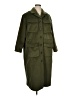 ELOQUII 100% Polyester Green Trenchcoat Size 14 - 16 Plus - photo 1