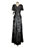 Aidan Mattox 100% Polyester Black Cocktail Dress Size 2 - photo 2