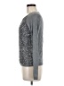 Elle Metallic Silver Pullover Sweater Size M - photo 5