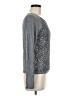 Elle Metallic Silver Pullover Sweater Size M - photo 4