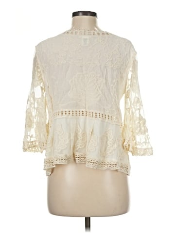 Ultra Pink 3/4 Sleeve Blouse (view 2)
