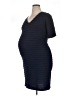 Mamalicious Blue Casual Dress Size XL - photo 1