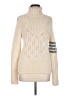 Thom Browne 100% Wool Ivory Wool Pullover Sweater Size EU (IT) 42 / US 6 - photo 1