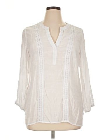 Counterparts 3/4 Sleeve Blouse (view 1)