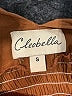 Cleobella Chevron-herringbone Brown Jumpsuit Size S - photo 4