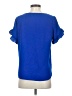 Shein 100% Polyester Blue Short Sleeve Top Size 4 - photo 2