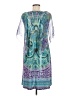 Cato Paisley Blue Casual Dress Size M - photo 2