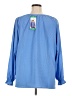Jessica Simpson 100% Polyester Blue Long Sleeve Blouse Size XL - photo 2