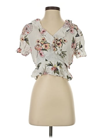 American Rag Cie Short Sleeve Blouse (view 1)