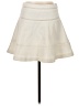 Banana Republic Solid Ivory Casual Skirt Size 0 - photo 1
