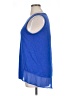 Adrienne Vittadini Blue Sleeveless Top Size XL - photo 5