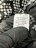Notations Chevron-herringbone Silver Long Sleeve Blouse Size M - photo 8