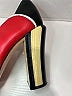 Fendi Color Block Red Heels Size EU 38 - photo 5