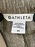 Athleta 100% Linen Chevron-herringbone Gray Linen Pants Size M - photo 6