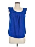 Candie's 100% Polyester Blue Sleeveless Blouse Size M - photo 1