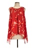 H By Halston 100% Polyester Red Sleeveless Blouse Size L - photo 1