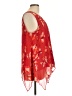 H By Halston 100% Polyester Red Sleeveless Blouse Size L - photo 4