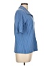 Appleseeds Blue Short Sleeve Turtleneck Size L - photo 4