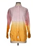 J.Crew 100% Linen Color Block Orange Long Sleeve Button-Down Shirt Size S - photo 1