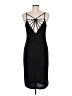 Venus Solid Black Casual Dress Size M - photo 2
