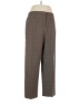 Amanda Smith Plaid Brown Dress Pants Size 14 Petite - photo 1