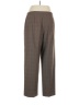 Amanda Smith Plaid Brown Dress Pants Size 14 Petite - photo 2