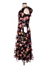 Xscape 100% Polyester Floral Black Blue Cocktail Dress Size 12 - photo 5