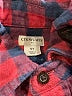 Crewcuts Outlet 100% Cotton Plaid Red Long Sleeve Button-Down Shirt Size 6 - 7 - photo 3