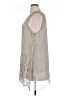 Soft Surroundings 100% Silk Gray Silver Sleeveless Silk Top Size 1X - photo 5