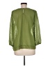 Eclair 100% Polyester Green 3/4 Sleeve Blouse Size M - photo 2