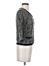 Susina Tweed Gray Silver Cardigan Size S - photo 4