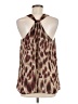 Gap Outlet 100% Polyester Brown Sleeveless Blouse Size M - photo 2