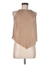 Almost Famous 100% Polyester Tan Sleeveless Blouse Size M - photo 1