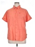 Woolrich 100% Polyester Solid Orange Short Sleeve Blouse Size XL - photo 1