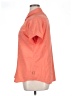 Woolrich 100% Polyester Solid Orange Short Sleeve Blouse Size XL - photo 5