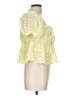 Olia 100% Polyester Yellow Sleeveless Blouse Size L - photo 4