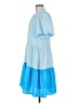 Jade 100% Polyester Color Block Blue Casual Dress Size M - photo 5