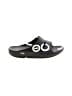 Oofos Black Sandals Size 9 - photo 1
