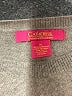 CATHERINE Catherine Malandrino 100% Cashmere Stars Brown Cashmere Pullover Sweater Size XL - photo 7