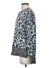 Hem & Thread Animal Print Gray Pullover Sweater Size S - photo 5