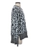 Hem & Thread Animal Print Gray Pullover Sweater Size S - photo 4