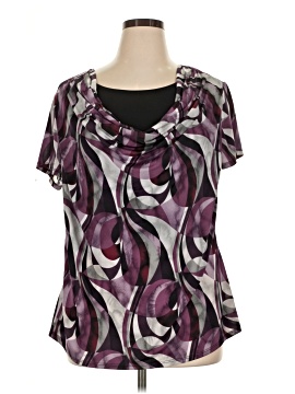 Brittany Black Short Sleeve Blouse