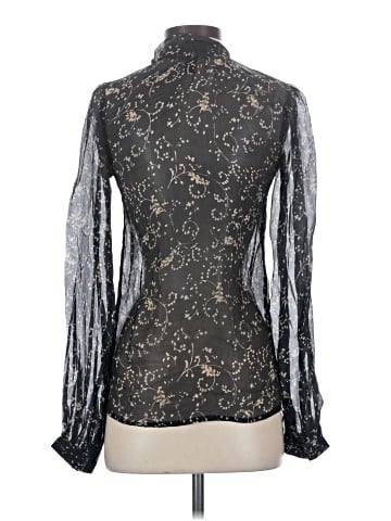 Winter Kate Long Sleeve Silk Top (view 2)