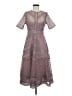 ASOS 100% Polyester Gray Casual Dress Size 6 - photo 1