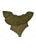 ALIX 100% Cotton Green Bodysuit Size L - photo 1