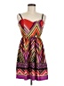 Bailey Blue Print Orange Cocktail Dress Size M - photo 1