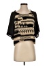 Soprano 100% Polyester Black Short Sleeve Blouse Size S - photo 1